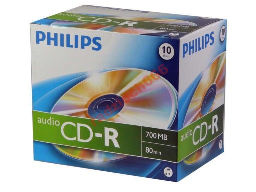 PHILIPS AUDIO CD-R 80 мин 10 пьес для музыки