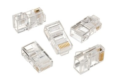 РАЗЪЕМ RJ 45/ПРОВОД 100 ШТ. КАТ. 6