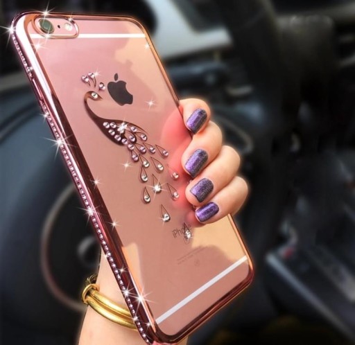 Красивый чехол для iPhone 7 8 Plus LUXURY Swarovski