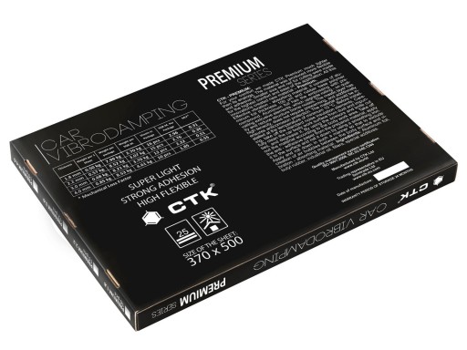 САМЫЙ ЛЕГКИЙ ЗВУКОИЗОЛЯЦИОННЫЙ МАТ CTK Premium 1,8 мм, 3 м