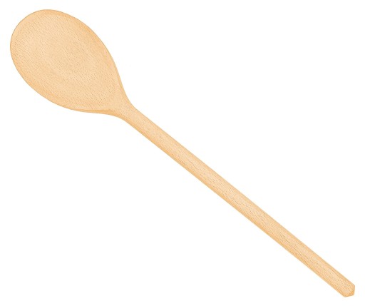 POLSKA DREWNIANA ŁYŻKA 35CM