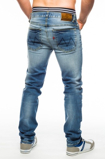 SPODNIE MĘSKIE VANKEL JEANS - 620 - 86CM L34