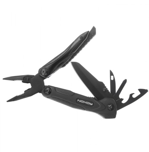 Multitool Roxon Spark 14 w 1 ostrze otwieracze przecinak śrubokręt szczypce
