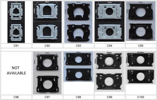 Duże zaczepy pod klawisze przyciski do klawiatury z klawiatury!