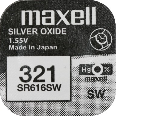 3x СЕРЕБРЯНЫЕ БАТАРЕИ MAXELL SR 616 SW 321 SR65 611