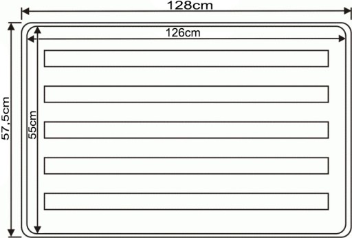 Транспортировочный лоток для датской коляски 56/130 см.