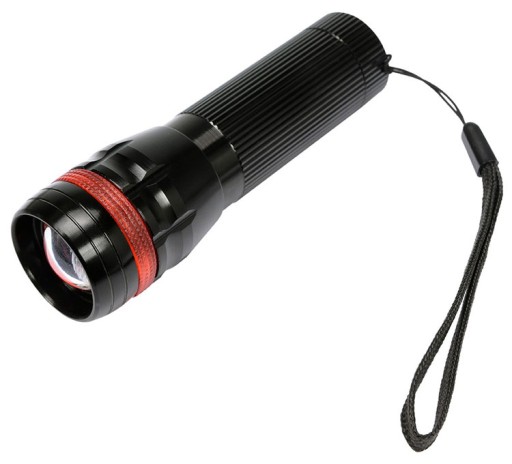 Lampka latarka rowerowa zestaw ZOOM CREE LED 3W