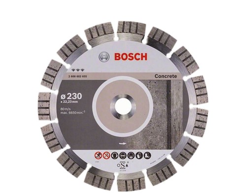 BOSCH DIAMOND DISC 230мм железобетонные кубики