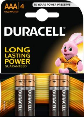 БАТАРЕЯ DURACELL AAA LR03 R3 1,5 В СУПЕРМОЩНЫЙ АЛК.