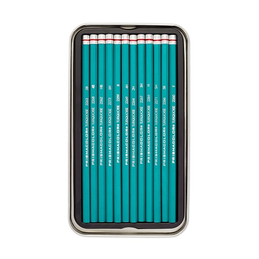 Zestaw Ołówków Prismacolor 4B-6H (12szt) Turquoise