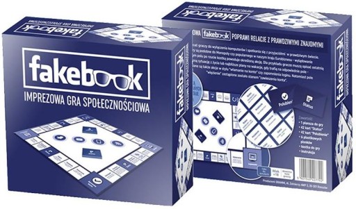 Игра для вечеринок FAKEBOOK, похожая на подарок «Монополия», НОВИНКА