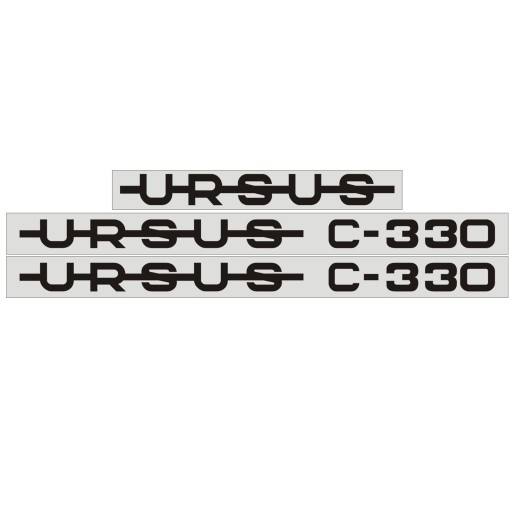 НАКЛЕЙКИ ЗНАК URSUS C-330 C330 В КОМПЛЕКТЕ