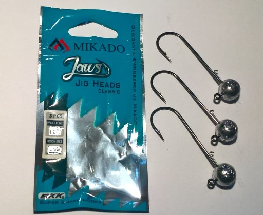 Główka jigowa Mikado Jaws Classic Jig 6/0 15g 3szt Rozmiar: 6/0