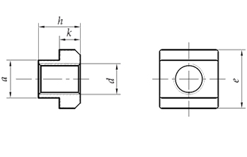 Т-образная гайка для Т-образных столов M20/22