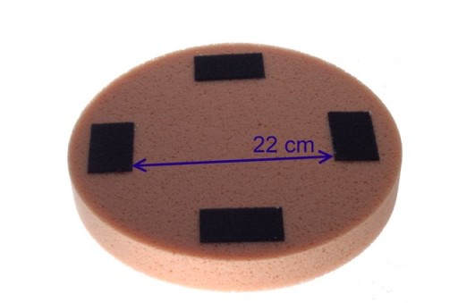 GĄBKA ZACIERACZKA BRĄZOWA EIBENSTOCK MAC EDIL 5 CM