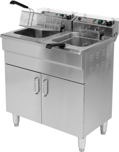 ДВОЙНАЯ ФРИТЮРНИЦА С FAP 11,5 Л С ШКАФОМ YATO