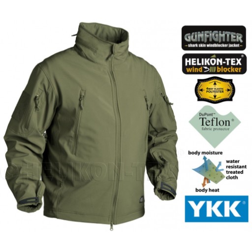 Kurtka Helikon Gunfighter - Olive Green r. S