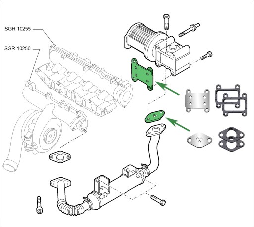 Заглушки EGR 1.9 CDTi OPEL Vectra C Zafira B