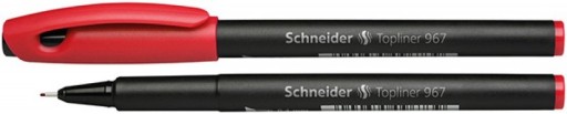 Тонкая подводка SCHNEIDER Topliner 967 0,4 мм красная