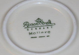 ROSENTHAL Moliere brabant zestaw 6 st. idealny