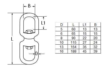 Поворотный Bejmet A8254 405 60 x 5 мм A4