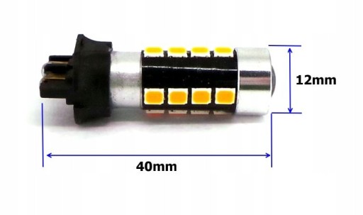 PW24W PWY24W оранжевый светодиод 12–24 В CANBUS VW CC