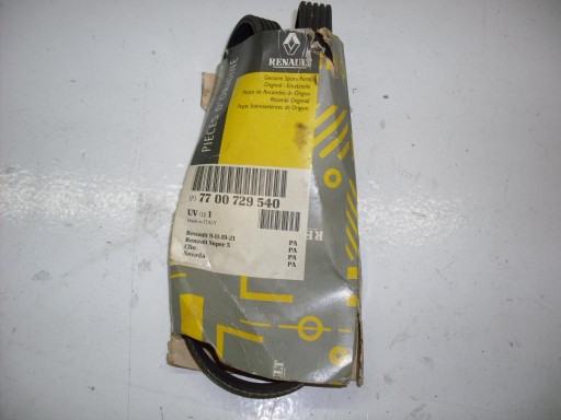 PASEK KLINOWY RENAULT TRAFIC I 1.7 NOWY ORYGINAŁ 7700729540