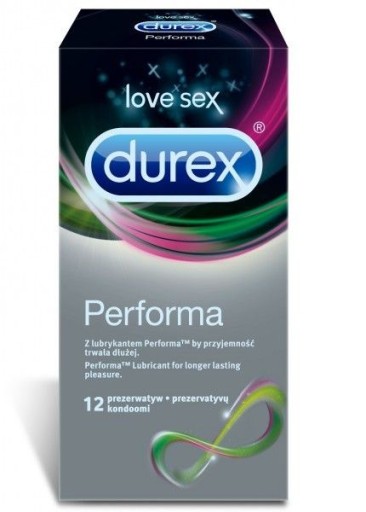 Durex Performa prezerwatywy 12 sztuk PUDEŁKO !!