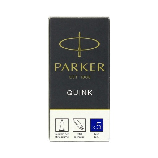 Картриджи Parker Standard с синими чернилами