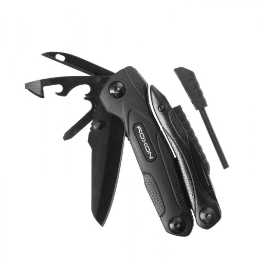Multitool Roxon Spark 14 w 1 ostrze otwieracze przecinak śrubokręt szczypce