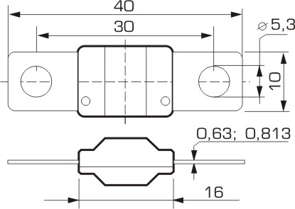 АВТОМОБИЛЬНЫЙ ПРЕДОХРАНИТЕЛЬ MIDIVAL MIDI VAL 30A