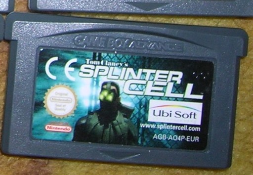 Игра GBA splinter cell из Англии