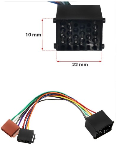 ISO-адаптер BMW 3 E30 e36 E46 5 E34 E39 X5 E5