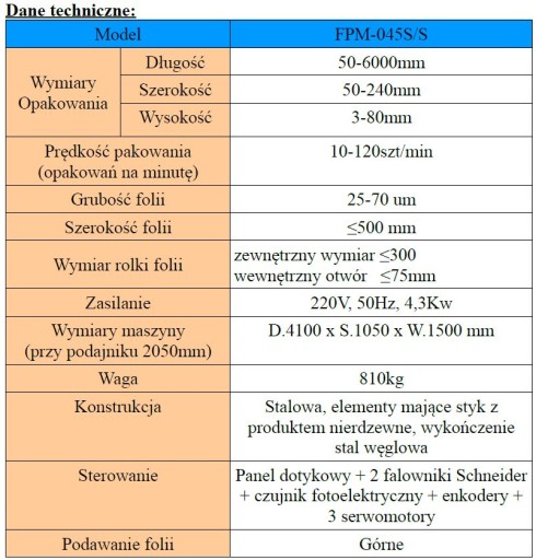 Flow Pack 3 сервопривода. упаковка. 50-6000мм ФПМ-045С