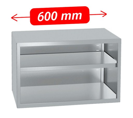ПОЛКА НАСТЕННАЯ НЕРЖАВЕЮЩАЯ СТАЛЬ INOX 60см FV