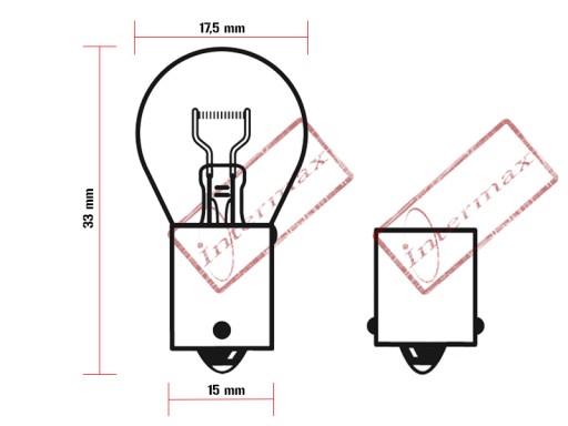 10W 12V BA15s ОРАНЖЕВАЯ ЛАМПА ПОВОРОТА