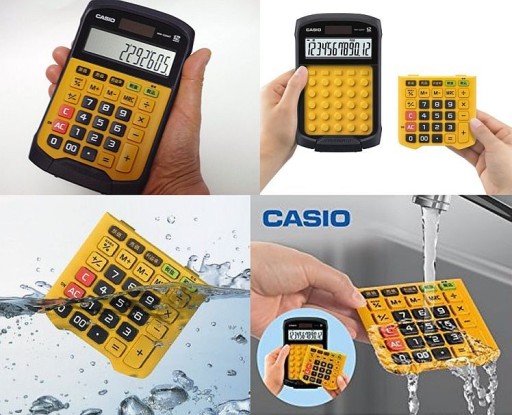 Водонепроницаемый КАЛЬКУЛЯТОР CASIO WM-320MT МАГАЗИН H82A