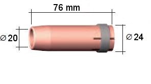 Dysza gazowa łuska TW501 dysze łuski MB501 MIG MAG