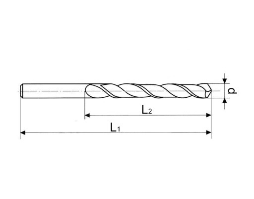 WIERTŁO WIERTŁA DO METALU FI 2.1 mm TYTANOWE TYTAN