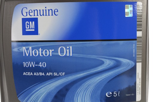 OPEL GM OIL 10W40 5L ACEA A3/B3 API SL/CF КРАКОВ