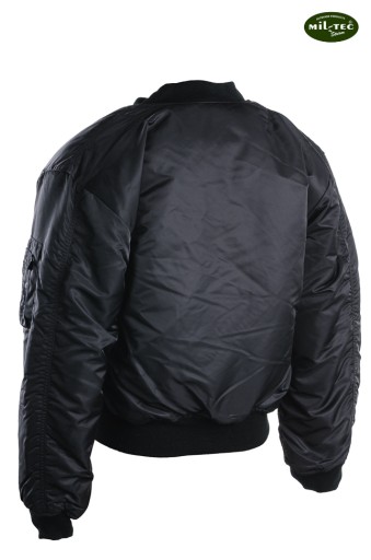 Куртка военного пилота Flek MA1 Basic Black XXL