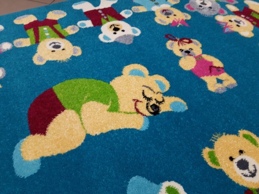 Dywan FUNKY TOP 133x180 ROB szmaragd miś w misie