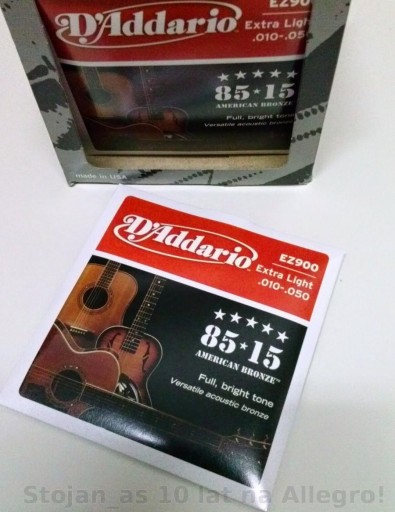 струны акустической гитары D'Addario WARM SOUNDS