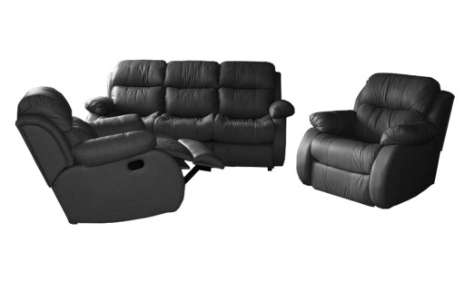 Zestaw body Sofa + 2 Fotele KAOS pod RELAX/ SKÓRA!