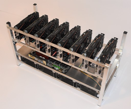 КОРПУС Рама для майнинга криптовалюты 8GPU 4PSU ME8B