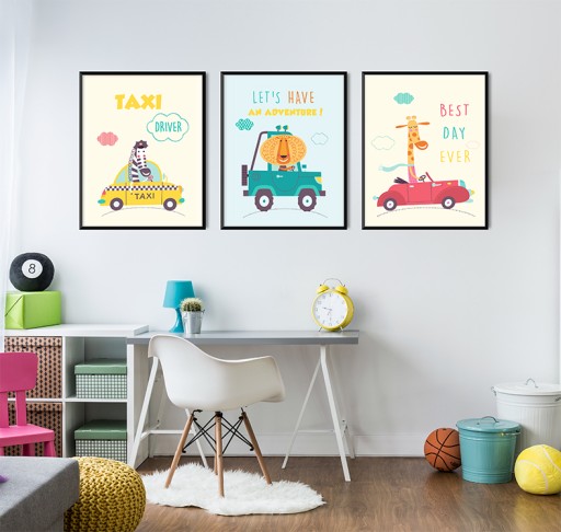 PLAKAT dla dziecka, do pokoju chłopca A4