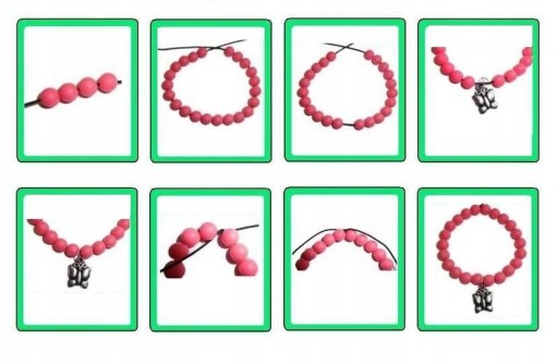ПК НАБОР ДЛЯ ИЗГОТОВЛЕНИЯ БРАСЛЕТОВ БУСЫ ПОДАРОК ​​НА ПРИЧАСТИЕ ДЕНЬ ДЕТИ