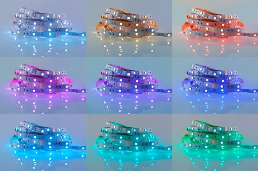 KIT SMD RGB 5050 Светодиодная лента, пульт, 3м