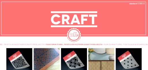 Flock Craft - Трафарет для рукоделия 30x35см
