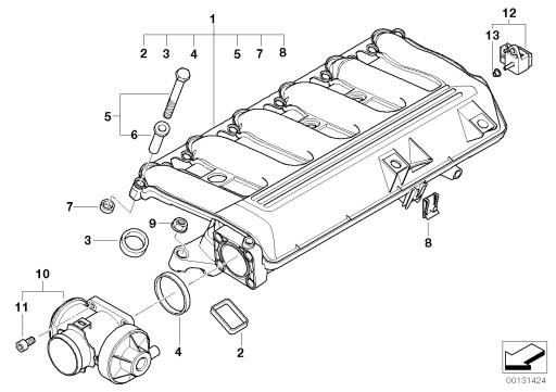 BMW Plugs Пробка впускного коллектора 33 мм x 6